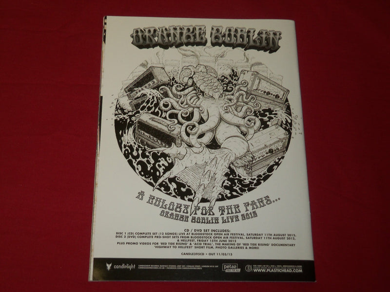 2013 FEBRUARY TERRORIZER MAGAZINE ISSUE NO. 232 - ORANGE GOBLIN - WARD- RC 293