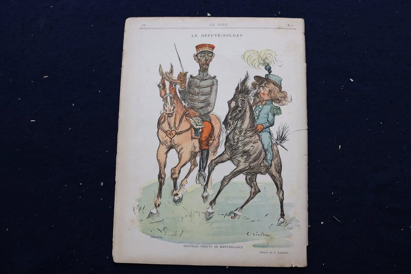 1894 LE RIRE JOURNAL HUMORISTIQUE MAGAZINE - FRENCH - FIRST 4 ISSUES - O 3620