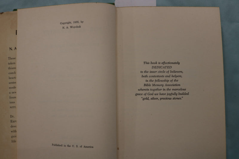 1955 FOR ALL ETERNITY HARDCOVER BOOK BY N. A. WOYCHUK - KD 9629