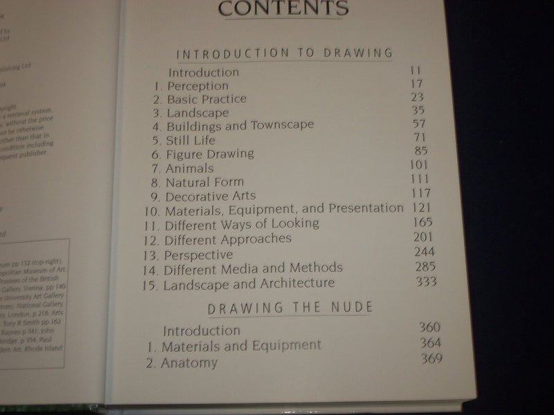 2004 DRAWING TECHNIQUES MASTER CLASS HARDCOVER BOOK - 736 PAGES - KD 2803