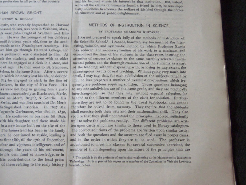 1880 THE HARVARD REGISTER MAGAZINE LOT OF 9 ISSUES - CAMBRIDGE - O 3006