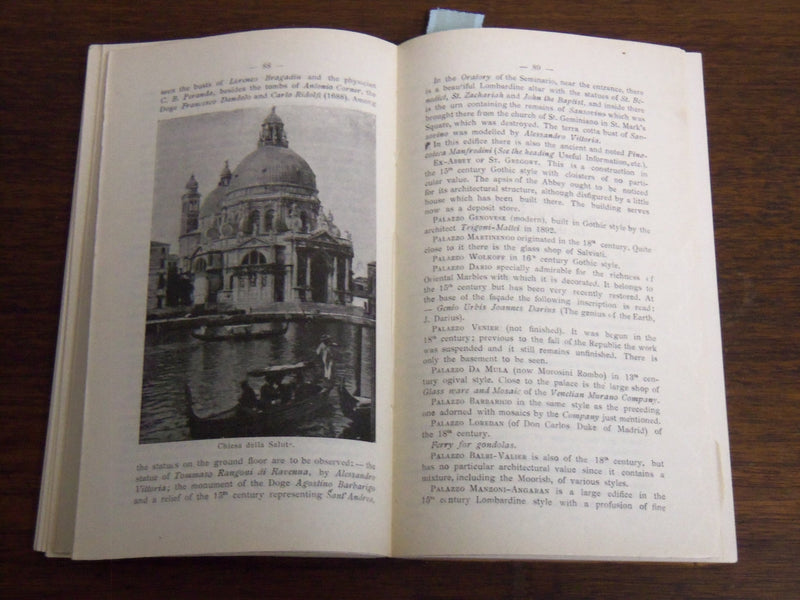 1905 VENICE AND NEIGHBOURHOOD PRACTICAL GUIDE FOR THE FOREIGNER - K 1219