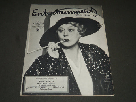 1934 JULY 30 ENTERTAINMENT MAGAZINE - MARY BOLAND COVER - ST 5000