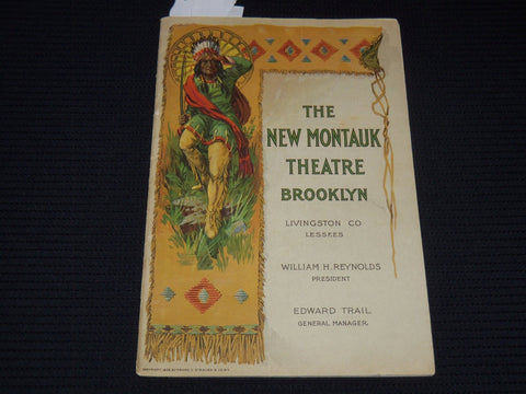 1912 THE PERPLEXED HUSBAND NEW MONTAUK PROGRAM - JOHN DREW - BROOKLYN - J 8017