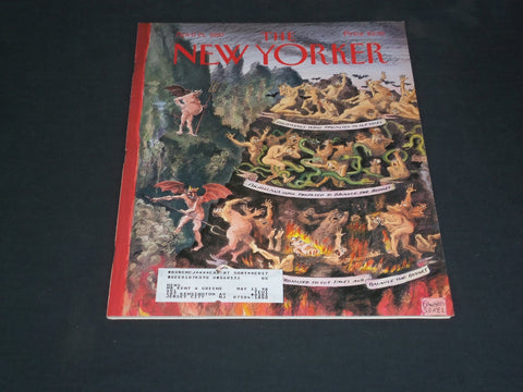 1997 APRRIL 21 THE NEW YORKER MAGAZINE - ILLUSTRATED COVER - NY 1888