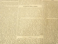 1850 SEPTEMBER 14 BOSTON MUSEUM NEWSPAPER - JENNY LIND - GIRAFFE - NP 9054