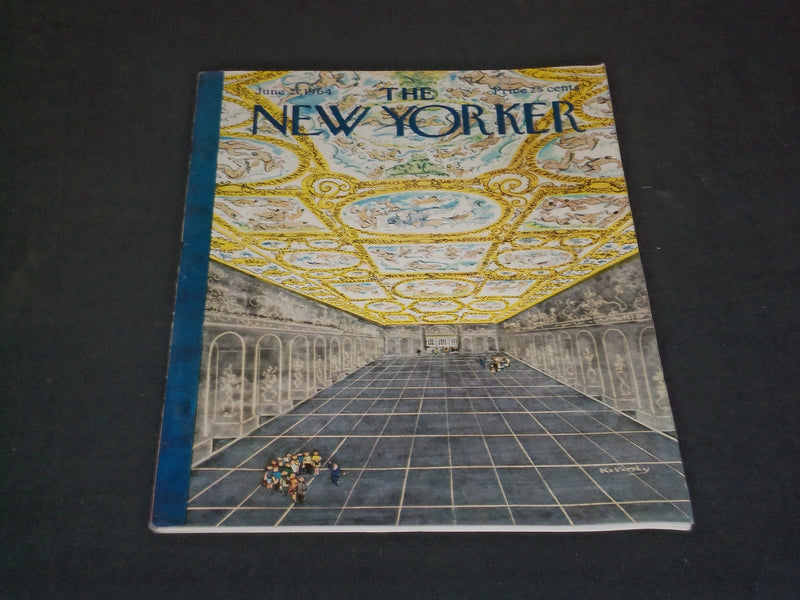 1964 JUNE 27 THE NEW YORKER MAGAZINE - ILLUSTRATED COVER - NY 846