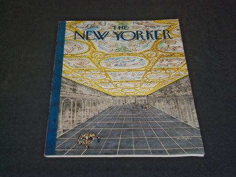 1964 JUNE 27 THE NEW YORKER MAGAZINE - ILLUSTRATED COVER - NY 846