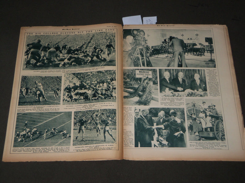 1932 OCTOBER 22 MID-WEEK PICTORIAL MAGAZINE SECTION - HERBERT H. LEHAMN - J 3202