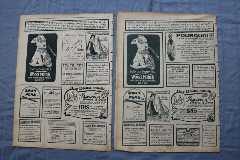 1922 NOTRE PAYS MAGAZINE - PASTEUR - FRENCH - LOT OF 8 - O 3853