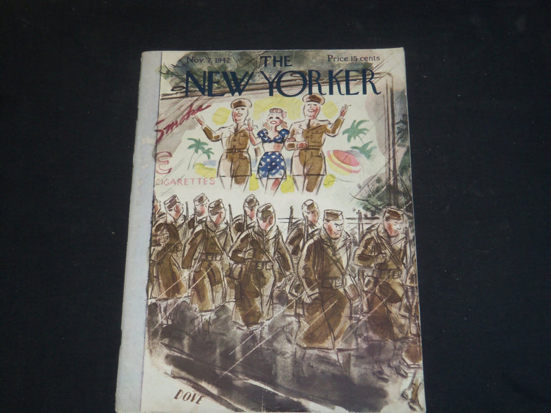 1942 NOVEMBER 7 THE NEW YORKER MAGAZINE - ILLUSTRATED COVER - NY 1702
