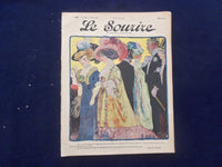 1908 MAY 16 LE SOURIRE MAGAZINE - ILLUSTRATED COMEDY - FRENCH TEXT - SP 4867K