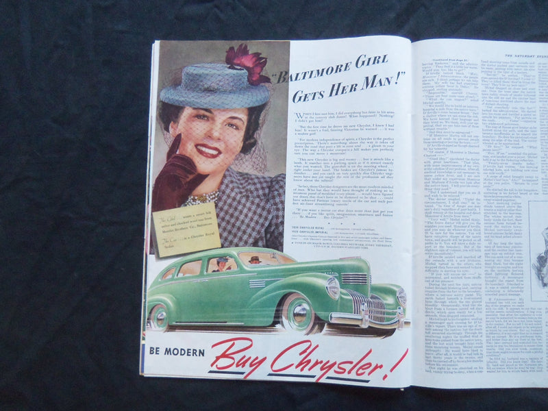 1939 FEBRUARY 4 THE SATURDAY EVENING POST MAGAZINE - ILLUSTRATED COVER - SP 1772