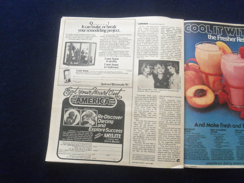 1992 JUNE 13 THE SUNDAY TIMES FAMILY WEEKLY-SCRANTON, PA-LANDERS SISTERS-NP 6198