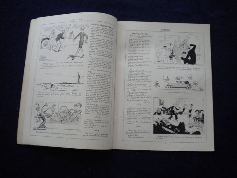 1927 JUNE 11 JUDGE MAGAZINE - HOW'D YOU LIKE A LITTLE PUP LIKE ME? - B 435Z