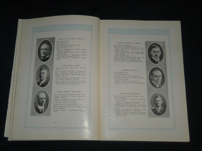 1921 SCARLET LETTER RUTGERS COLLEGE YEARBOOK - NEW JERSEY -NICE PHOTOS- YB 1695