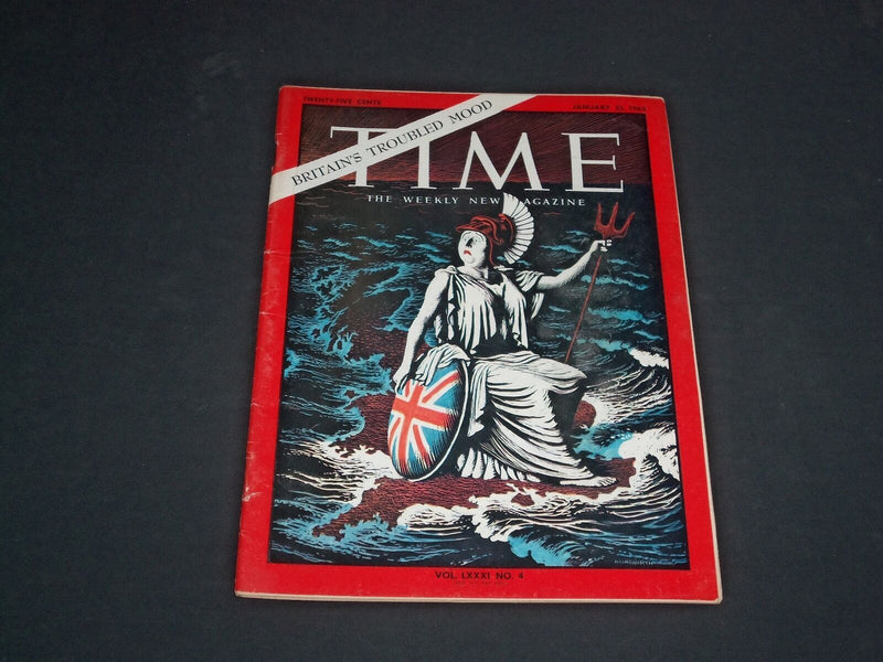 1963 JANUARY 25 TIME MAGAZINE - GREAT BRITAIN - T 1913