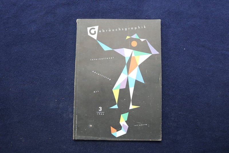 1954 MARCH GEBRAUCHS GRAPHIK MAGAZINE - GERMAN/ENGLISH TEXT - E 11234