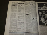 1937 MARCH 13 COLLIER'S MAGAZINE - GREAT ILLUSTRATIONS, ARTICLES & ADS - ST 3629
