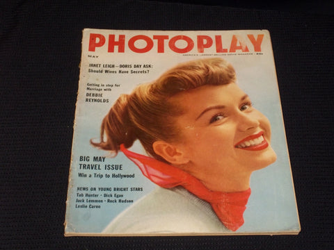 1955 MAY PHOTOPLAY MAGAZINE - DEBBIE REYNOLDS FRONT COVER - E 1890