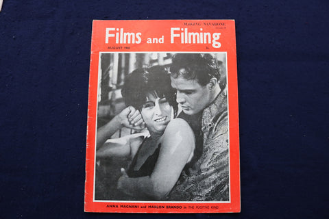 1960 AUGUST FILMS AND FILMING MAGAZINE - MARLON BRANDO COVER - E 17947