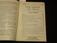 1959 BRIDGE QUARTERLY MAGAZINE - VOLUME 3 ISSUE NO. 1 - K 2634