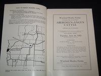 1952 WAYLAND HOPLEY FARMS ANNUAL PRODUCTION SALE CATALOG -ATLANTIC IOWA - J 9090