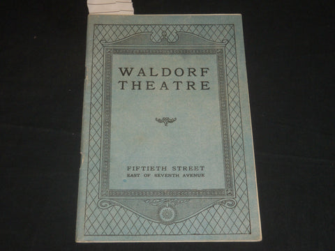1929 HOUSEPARTY - WALDORF THEATRE PROGRAM - NEW YORK - J 5693