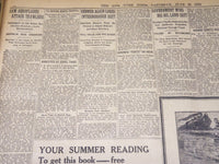 1915 JUNE 12 NEW YORK TIMES - NOTE SENT TO KAISER AT THE FRONT - NT 7700