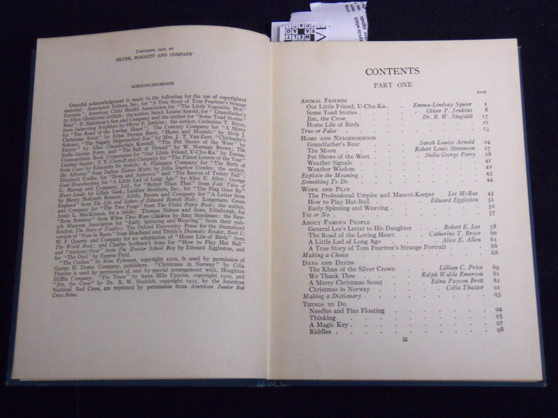 1926 THE PATHWAY TO READING FOURTH BOOK BY BESSIE COLEMAN - KD 4814T