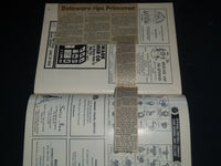 1982 SEPTEMBER 25 DELAWARE VS. PRINCETON FOOTBALL PROGRAM & MEDIA KIT - J 4136