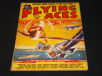 1939 FEBRUARY FLYING ACES MAGAZINE - BRITAIN HOLD GIBRALTAR? COVER - E 6317