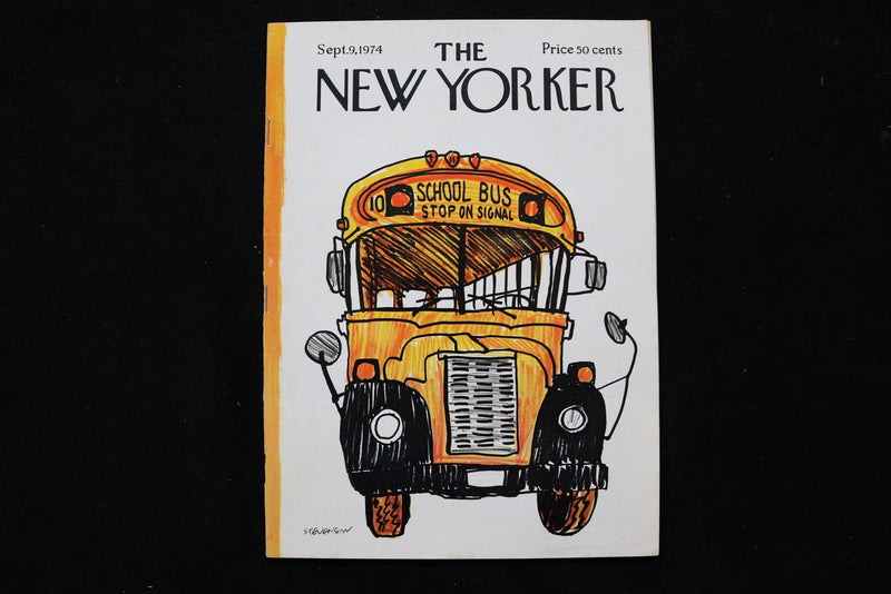 1974 SEPTEMBER 9 NEW YORKER MAGAZINE - GREAT ILLUSTRATED COVER - NY 2908