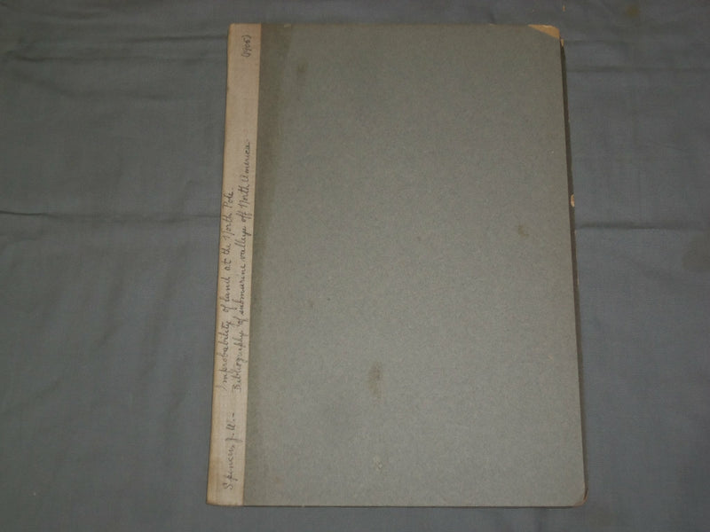 1905 ON THE PHYSIOGRAPHIC IMPROBABILITY OF LAND AT THE NORTH POLE - J 4854
