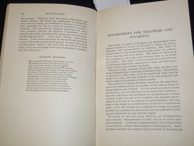 1897 SPEECHES ON CONCILIATION WITH AMERICA BOOK BY EDMUND BURKE - J 8137