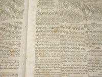 1841 AUGUST 28 PORTLAND TRIBUNE NEWSPAPER - U. S. FISCAL BANK - TYLER - NP 4834