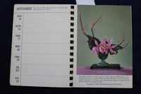 1957 FLORIDA FLOWER ARRANGEMENTS - ALL COLOR CALENDAR FOR 1957 - K 983