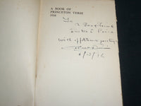 1916 A BOOK OF PRINCETON VERSE HARDCOVER BOOK BY ALFRED NOYES - KD 6737