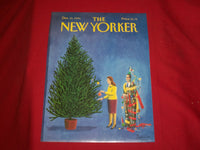 1991 DECEMBER 16 NEW YORKER MAGAZINE FRONT COVER ONLY - GREAT ART FOR FRAMING