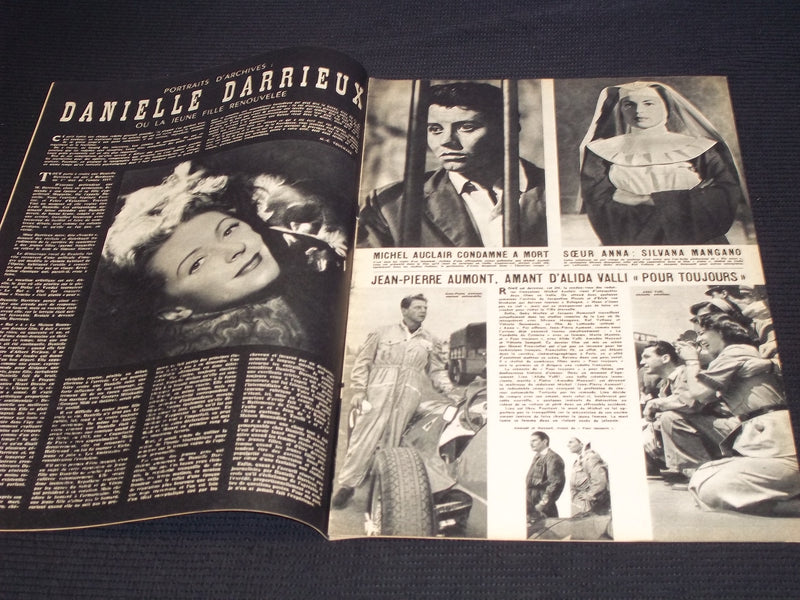 1951 AUGUST 4 CINEMONDE MAGAZINE - BLANCHETTE BRUNOY COVER - E 24829