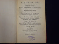 1918 PUGSLEY'S GUIDE TO THE U. S. LOCAL INSPECTORS EXAMINATION BOOK - KD 3154