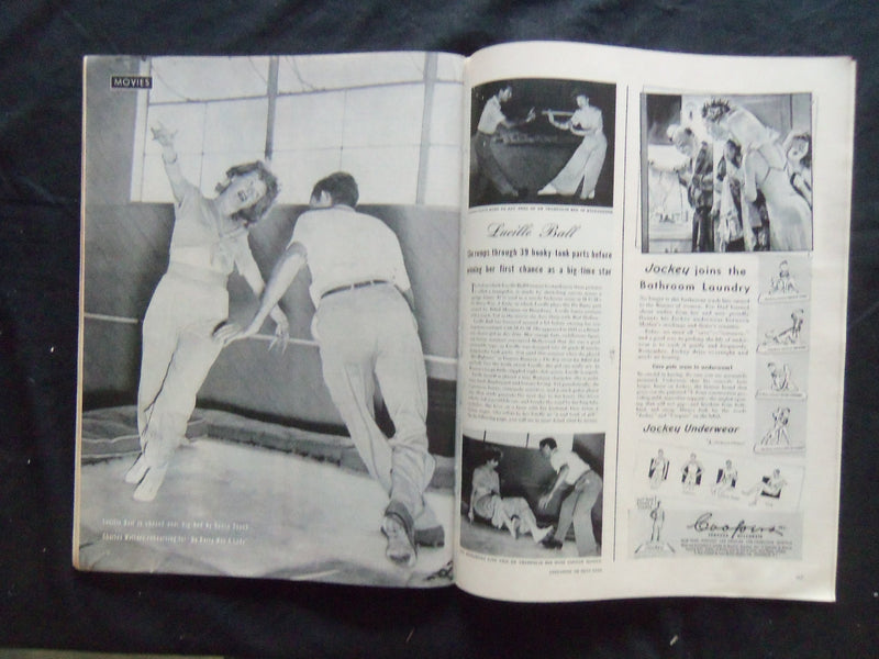1942 OCTOBER 5 LIFE MAGAZINE - HATS IN FASHION - L 307