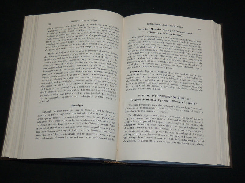 1948 HANDBOOK OF ORTHOPAEDIC SURGERY BOOK BY ALFRED RIVES SHANDS, M. D- KD 2765X