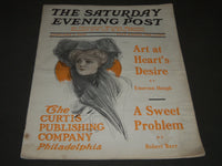 1905 JAN 7 THE SATURDAY EVENING POST MAGAZINE - HARRISON FISHER COVER - SP 757