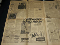 1937 MAY 12 BOSTON TRANSCRIPT NEWSPAPER - GEORGE VI CROWNED - NP 4251N
