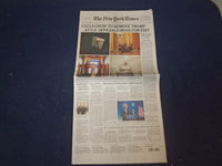 2021 JANUARY 8 NEW YORK TIMES - CALLS GROW TO REMOVE TRUMP - TRUMP CONCEDES LOSS