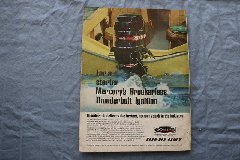 1969 FEBRUARY YACHTING MAGAZINE - RACING AND CRUISING COVER - E 9485