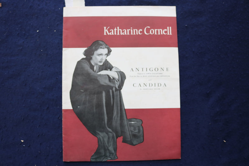 1940'S KATHERINE CORNELL - ANTIGONE AND CANDIDA - PROGRAM - K 1681