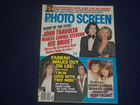 1978 OCTOBER PHOTO SCREEN MAGAZINE - ELVIS PRESLEY - PHOTOS - ST 5885