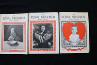 1932-1949 THE ROYAL NEIGHBOR - A HOME - MAGAZINE - LOT OF 37 - O 3709